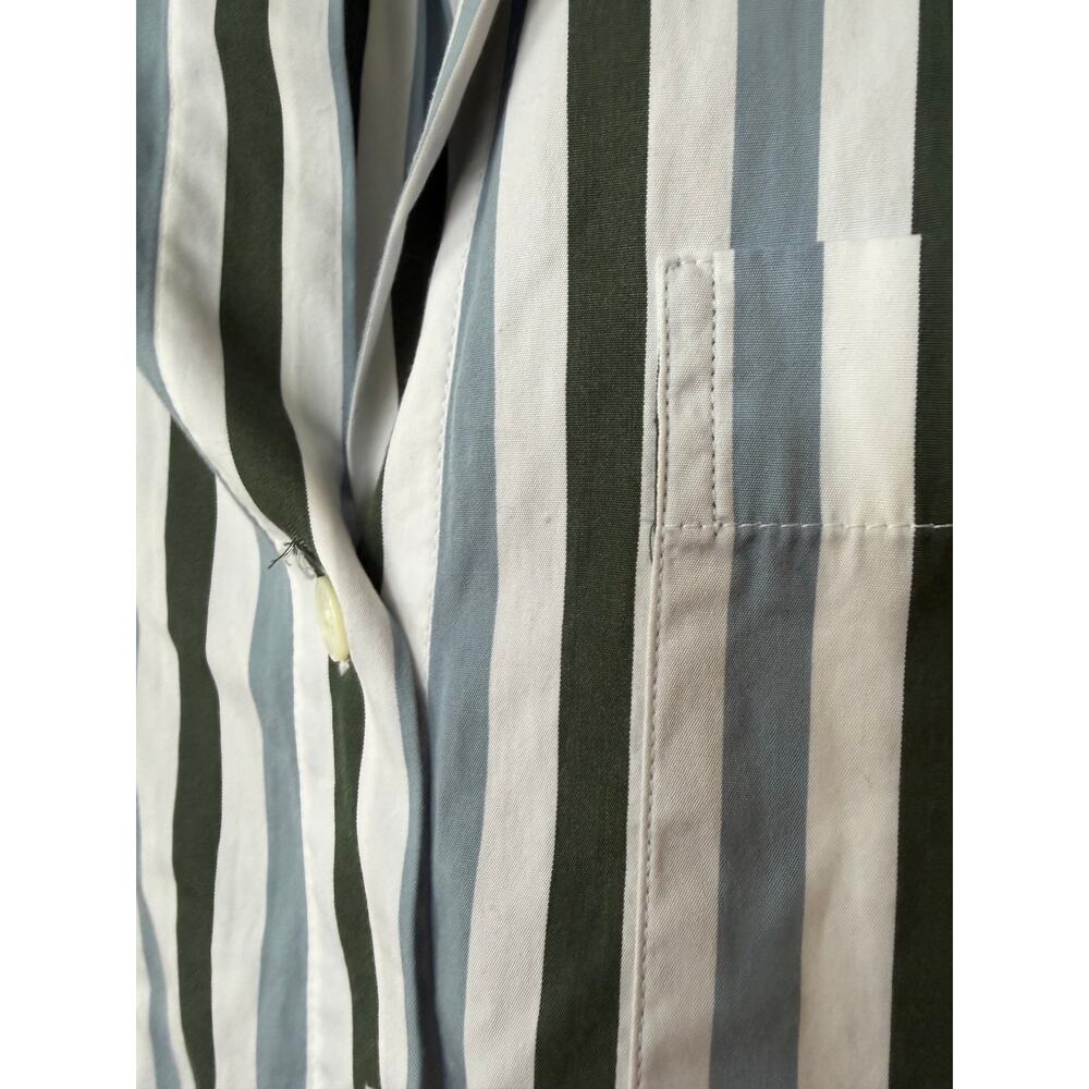Madewell Easy Y-Neck Button-Up Shirt in Botanical Green Size XS NW713 - Picture 10 of 16